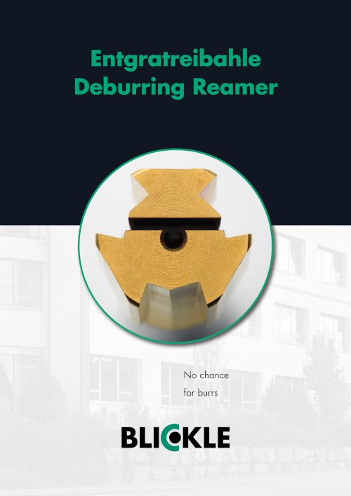 Titelblatt Entgratreibahle/Deburring Reamer
