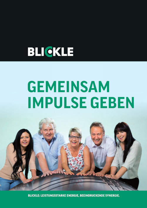 Titel Imagebroschüre „Gemeinsam Impulse geben“