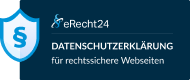 Datenschutzsiegel von eRecht24